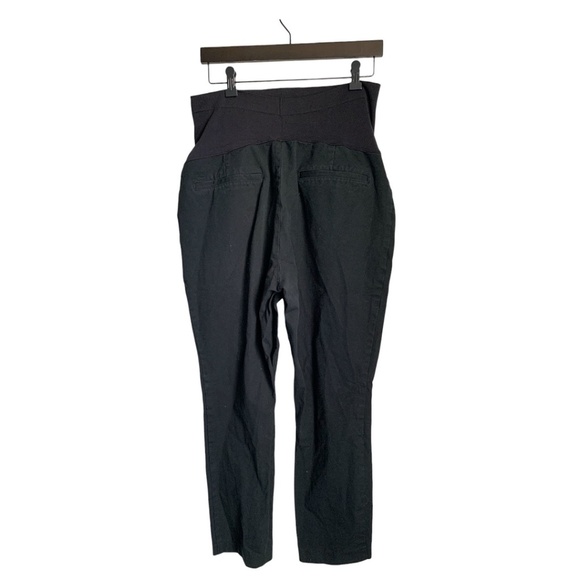 Old Navy Maternity Black Pants Size 16 Maternity Pixie with Pockets - Picture 2 of 6